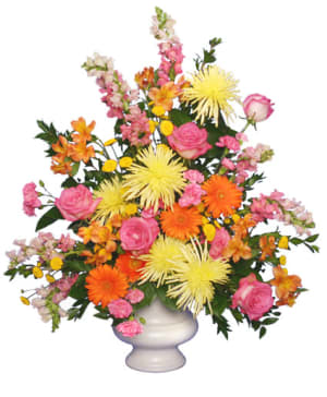 TWILIGHT SERENITY
SYMPATHY TRIBUTE Flower Bouquet