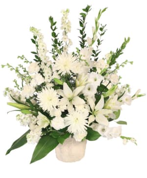 GRACEFUL DEVOTION
FUNERAL FLOWERS Flower Bouquet