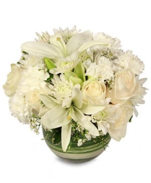 WHITE BUBBLE BOWL
VASE OF FLOWERS Flower Bouquet