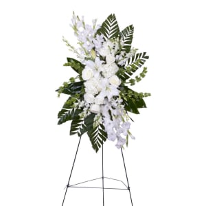 White Tropical Tribute Flower Bouquet