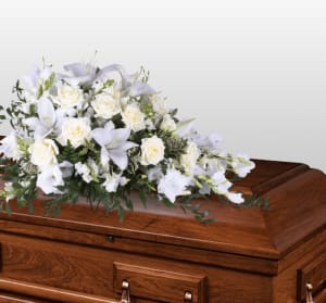 Peace & Serenity Casket Spray Flower Bouquet