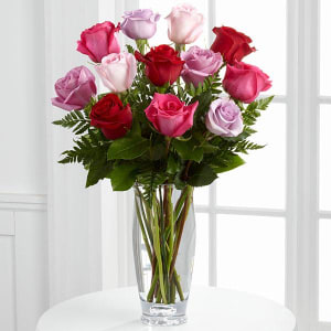 The FTD® Captivating Color™ Rose Bouquet by Vera Wang Flower Bouquet