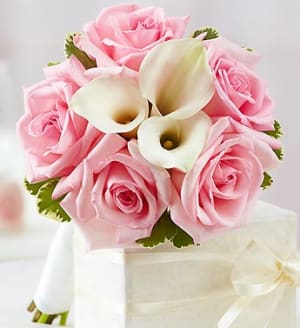 Pink and White Petite Bouquet Flower Bouquet