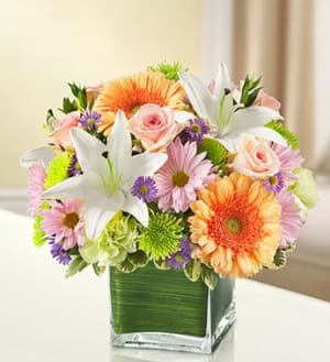 Healing Tears - Multicolor Pastel Flower Bouquet