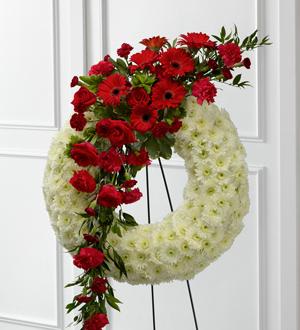 Graceful Tribute Wreath Flower Bouquet