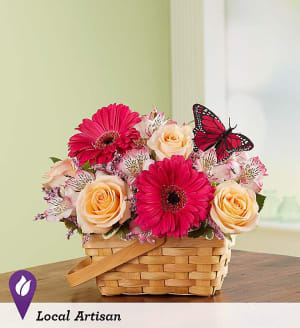 Bountiful Basket Flower Bouquet