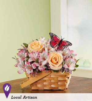 Bountiful Basket Flower Bouquet