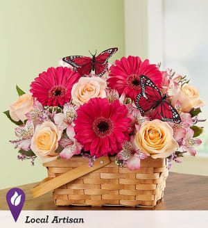 Bountiful Basket Flower Bouquet