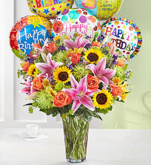 Birthday Fanfare™ Flower Bouquet