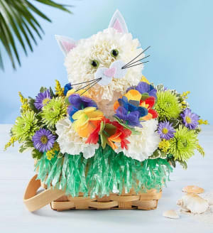 Luau Kitty™ Flower Bouquet