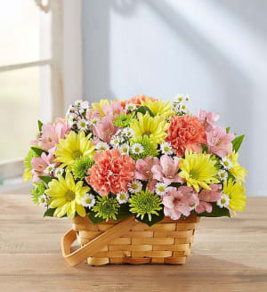 Fields of Europe™ Basket Flower Bouquet