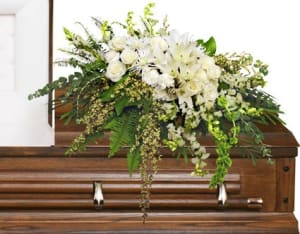 Garden Elegance Casket Spray Flower Bouquet