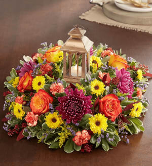 Brilliant Autumn™ Centerpiece Flower Bouquet