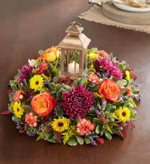 Brilliant Autumn™ Centerpiece Flower Arrangement Brilliant Autumn™ Centerpiece Flower Bouquet