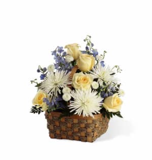 Heavenly Scented Basket Flower Bouquet