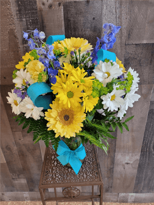 Call It The Blues Flower Bouquet