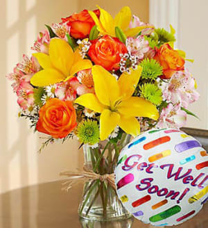 Fields of Europe Get Well Flower Bouquet