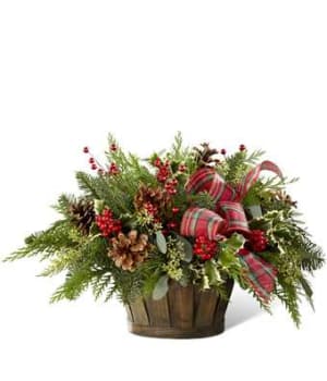 Home for the Holiday Basket Flower Arrangement Home for the Holiday Basket Flower Bouquet