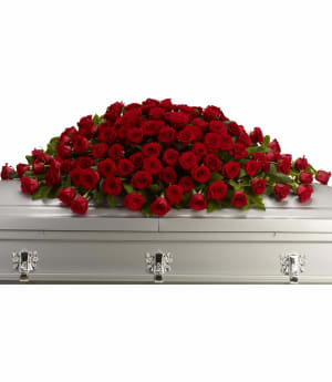 Greatest Love Casket Spray Flower Bouquet