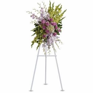 Heavenly Sentiments Spray Flower Bouquet
