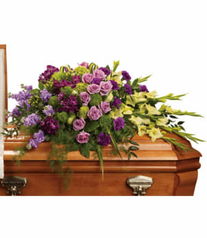 Reflections of Gratitude Casket Spray Flower Arrangement Reflections of Gratitude Casket Spray Flower Bouquet