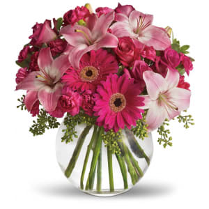 A Little Pink Me Up Flower Bouquet