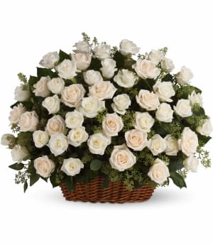 Bountiful Rose Basket Flower Arrangement Bountiful Rose Basket Flower Bouquet
