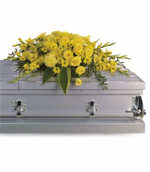 Graceful Grandeur Casket Spray Flower Bouquet