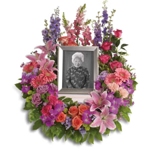 In Memoriam Wreath Flower Bouquet