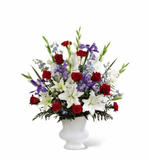 Cherished Farewell Arrangement Flower Bouquet