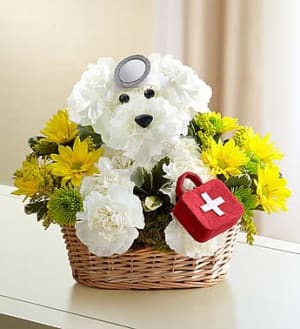 Doggie Howser Flower Arrangement Doggie Howser Flower Bouquet