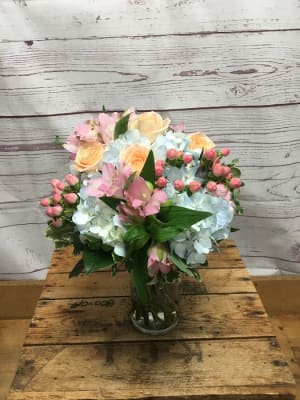 Pleasantly Pastel Wedding Package Flower Bouquet