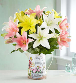 Sweet Garden Pitcher
 Flower Bouquet