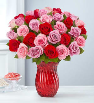 Romantic Rose Medley Flower Bouquet