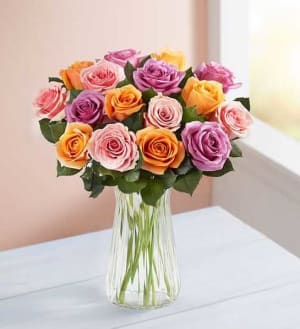 Mother's Day Sorbet Roses Flower Bouquet