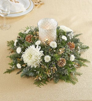 Holiday Magic Centerpiece Flower Bouquet