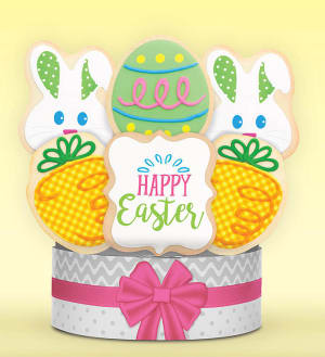 Happy Easter! Cookie Arrangement
 Flower Bouquet