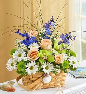 Beautiful Basket Flower Bouquet