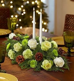 Winter Wonderland™ Centerpiece Flower Bouquet