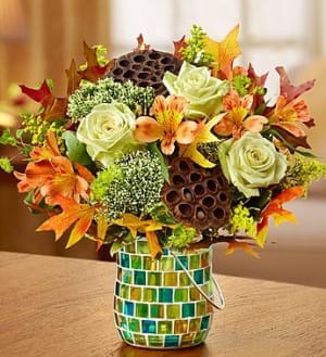 Amber Waver Flower Bouquet