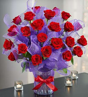 Valentine Passion™ Premium Long Stem Roses Flower Arrangement Valentine Passion™ Premium Long Stem Roses Flower Bouquet