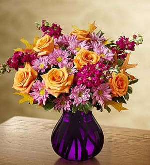 Plum Crazy for Fall Flower Bouquet