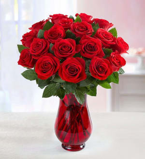 Red Rose Bouquet, 10 Stems Flower Bouquet