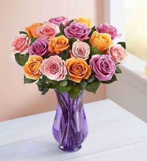 Mother's Day Sorbet Roses Flower Bouquet