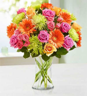 Vibrant Blooms Bouquet Flower Bouquet