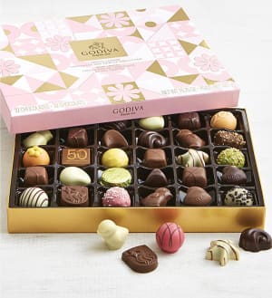 Godiva Limited Edition Spring Chocolates Box
 Flower Bouquet