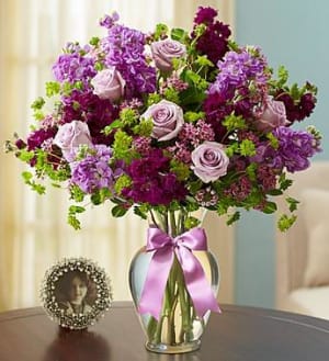 Shades of Purple Flower Arrangement Shades of Purple Flower Bouquet