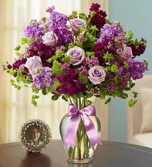 Shades of Purple Flower Bouquet