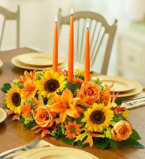 Fields of Europe™ for Fall Centerpiece Flower Bouquet