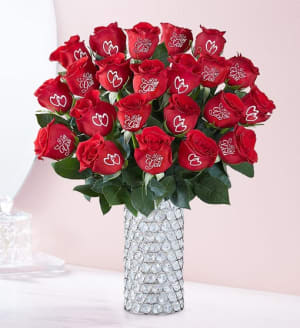 Conversation Roses I Love You Flower Bouquet